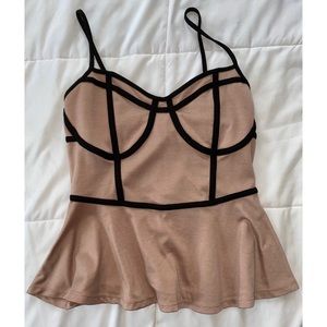Charlotte Russe Peplum Top